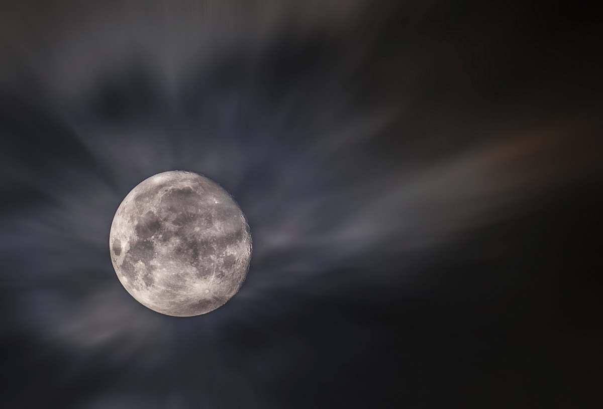 night photo of full moon astronomy