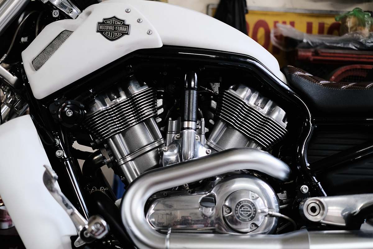 vehicle white Harley-Davidson motorcycle transportation