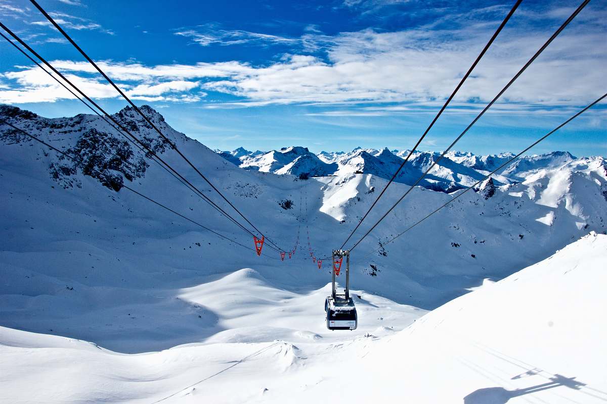 snow  mountains