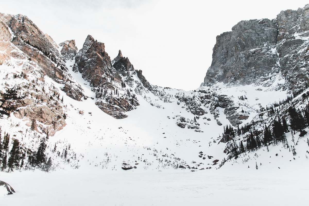 nature brown snow capped mountain outdoors
