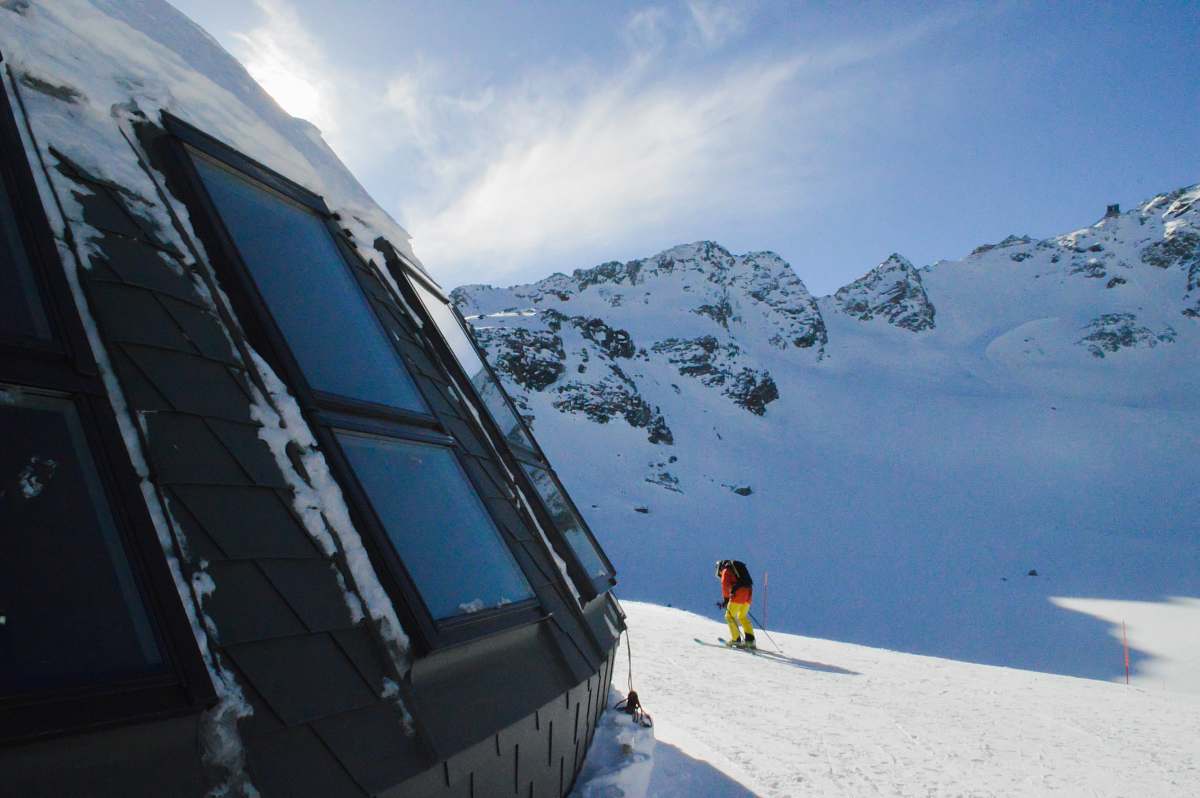 nature person riding snow ski outdoors