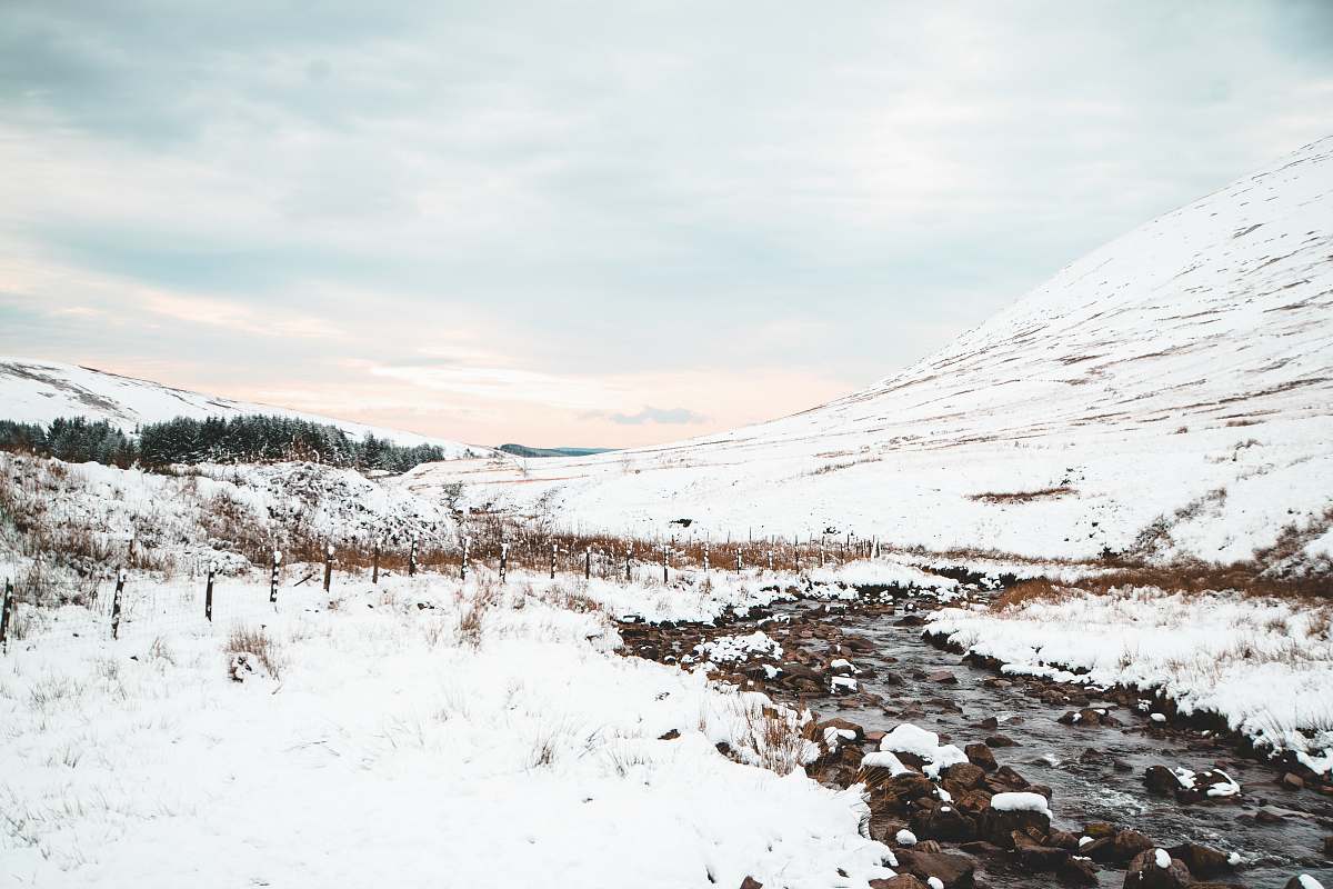 outdoors land covered in snow ice