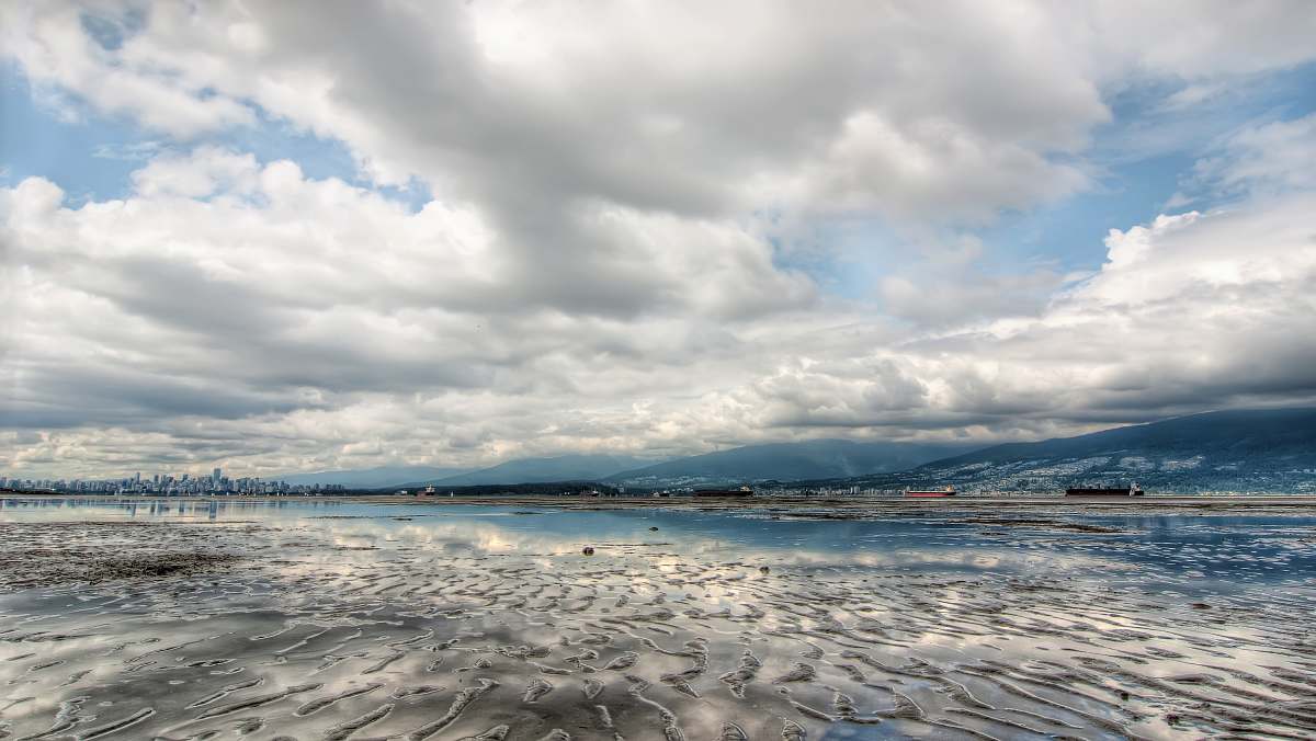 outdoors landscape photography of body of water cloud