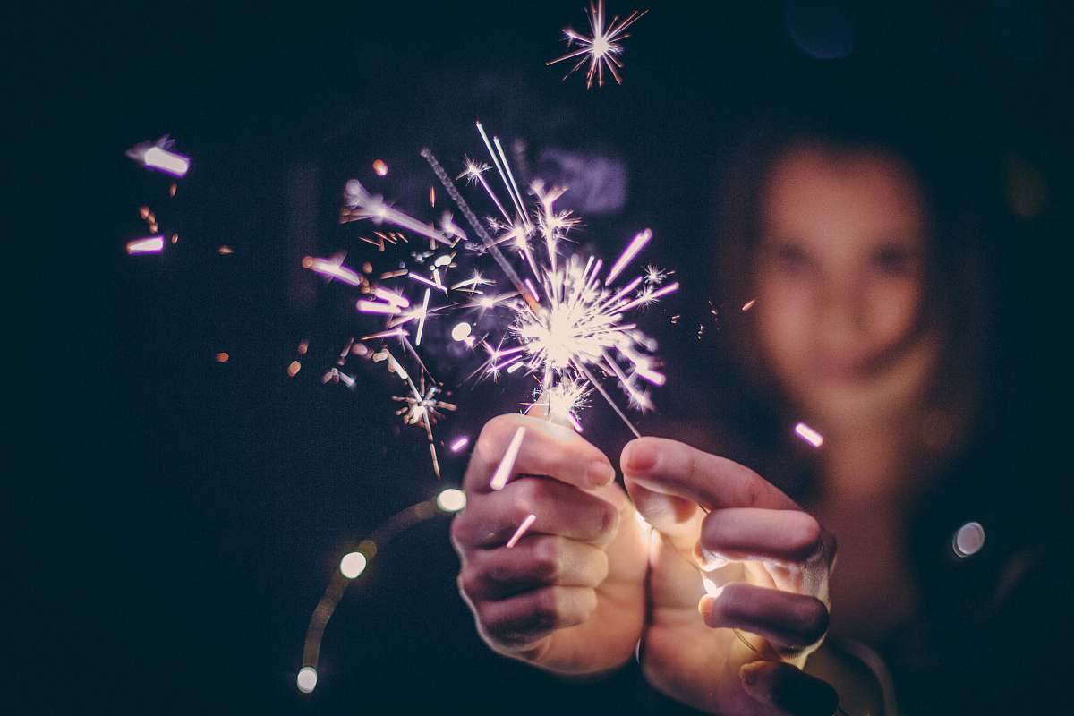 fireworks  outdoors