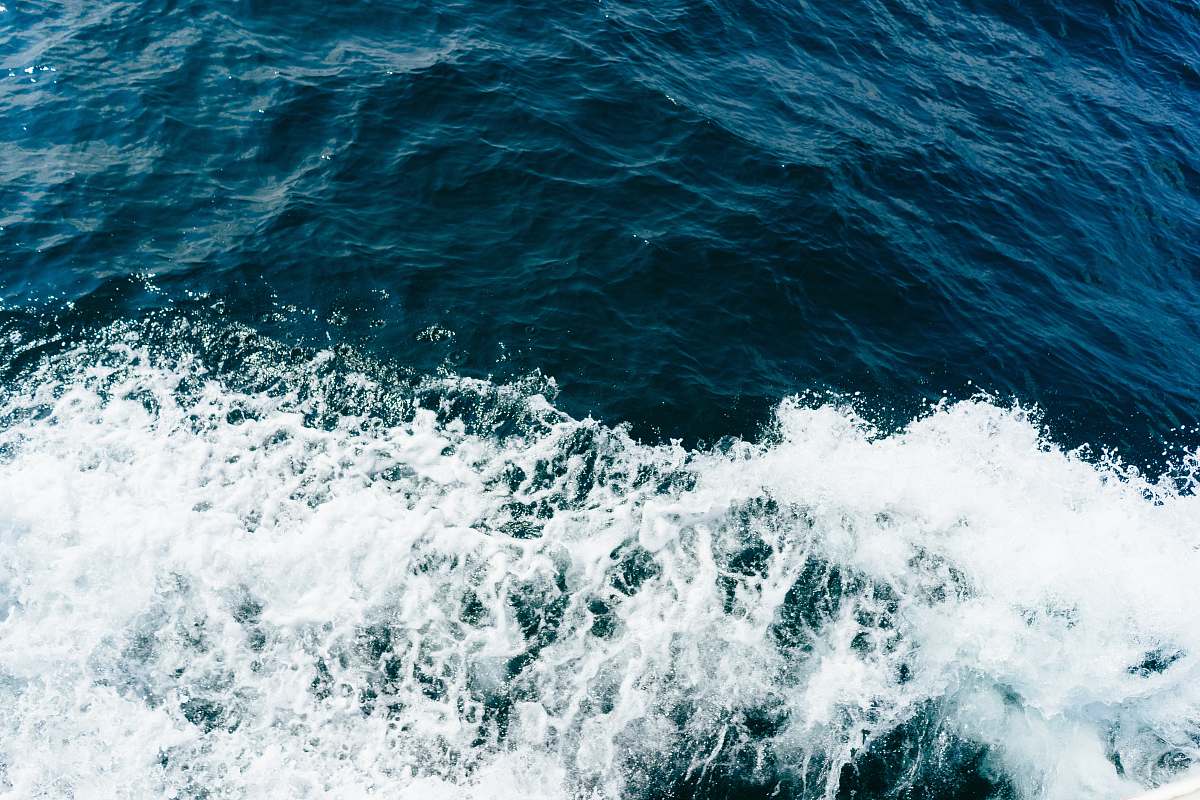 sea waves on body of water water
