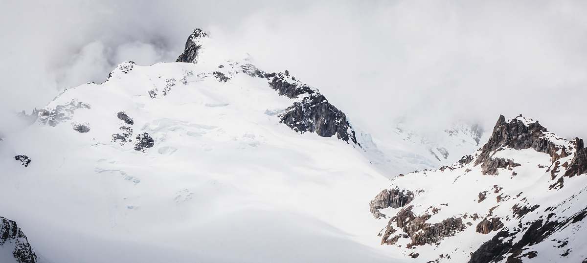 mountain mountain covered with snow nature