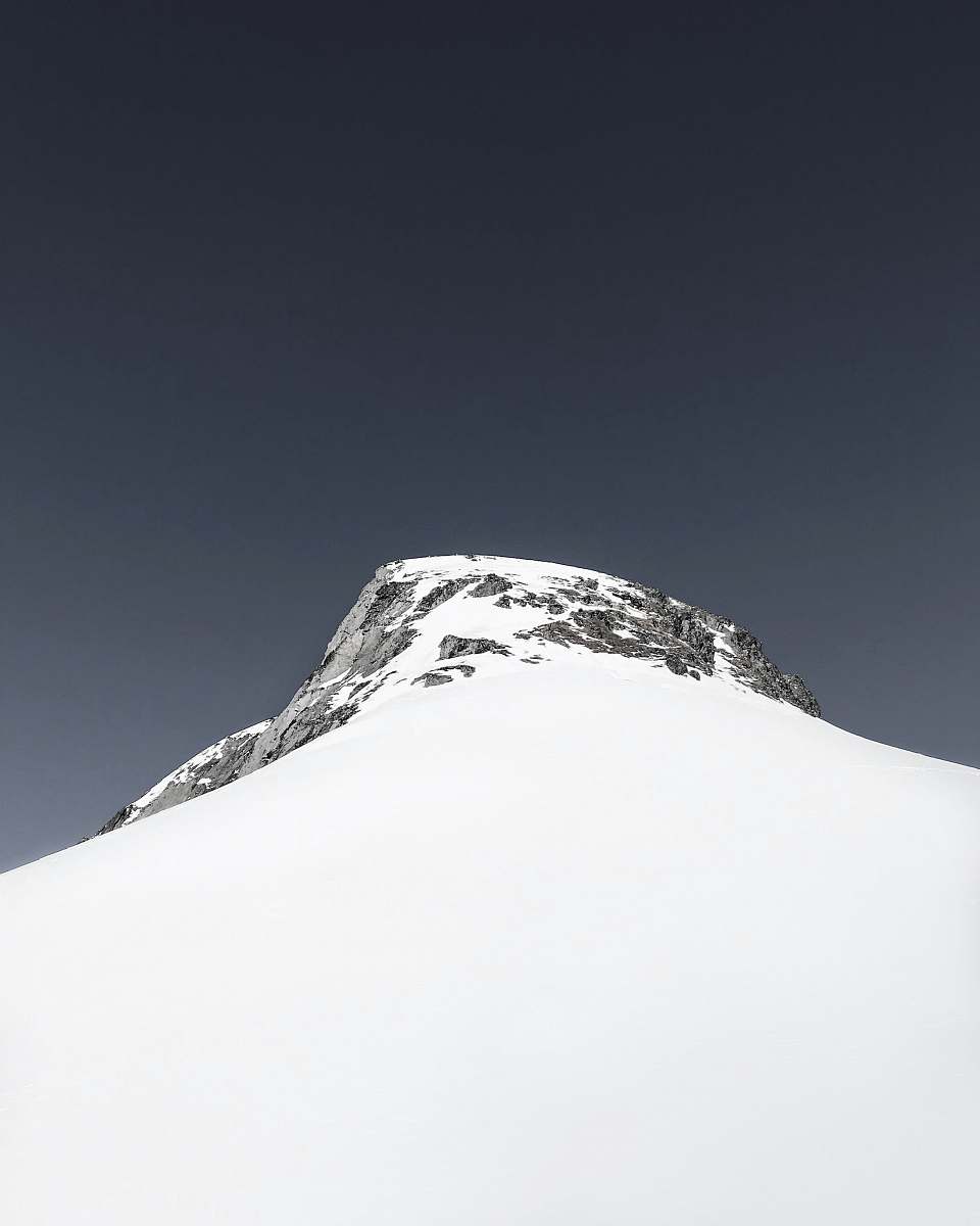 mountain rocky mountain covered by snow nature