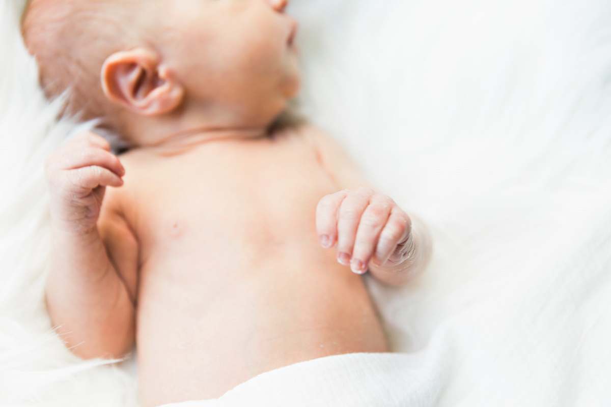 human close-up photography of baby baby