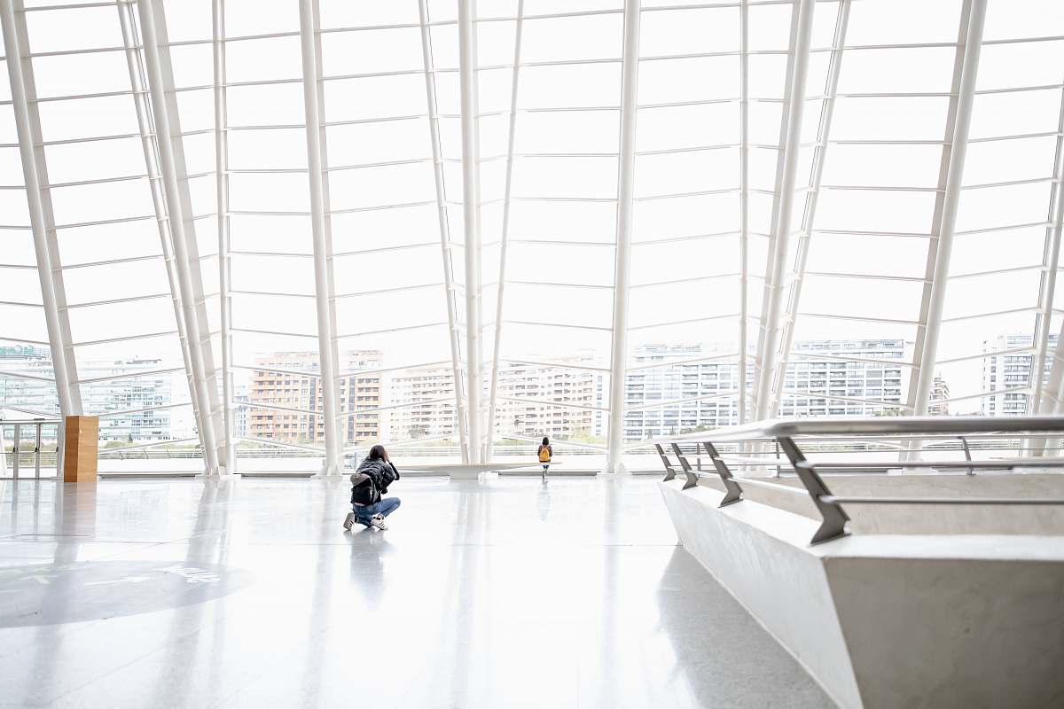human person sitting on floor room
