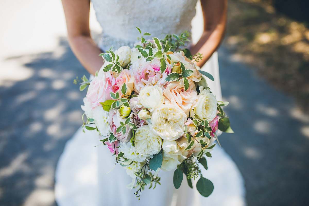 human bouquet of assorted flowers flower arrangement