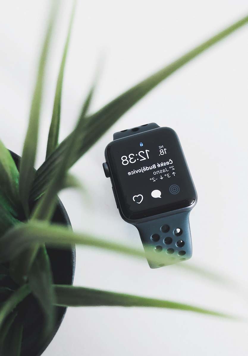 wristwatch space gray aluminium Apple Watch minimal