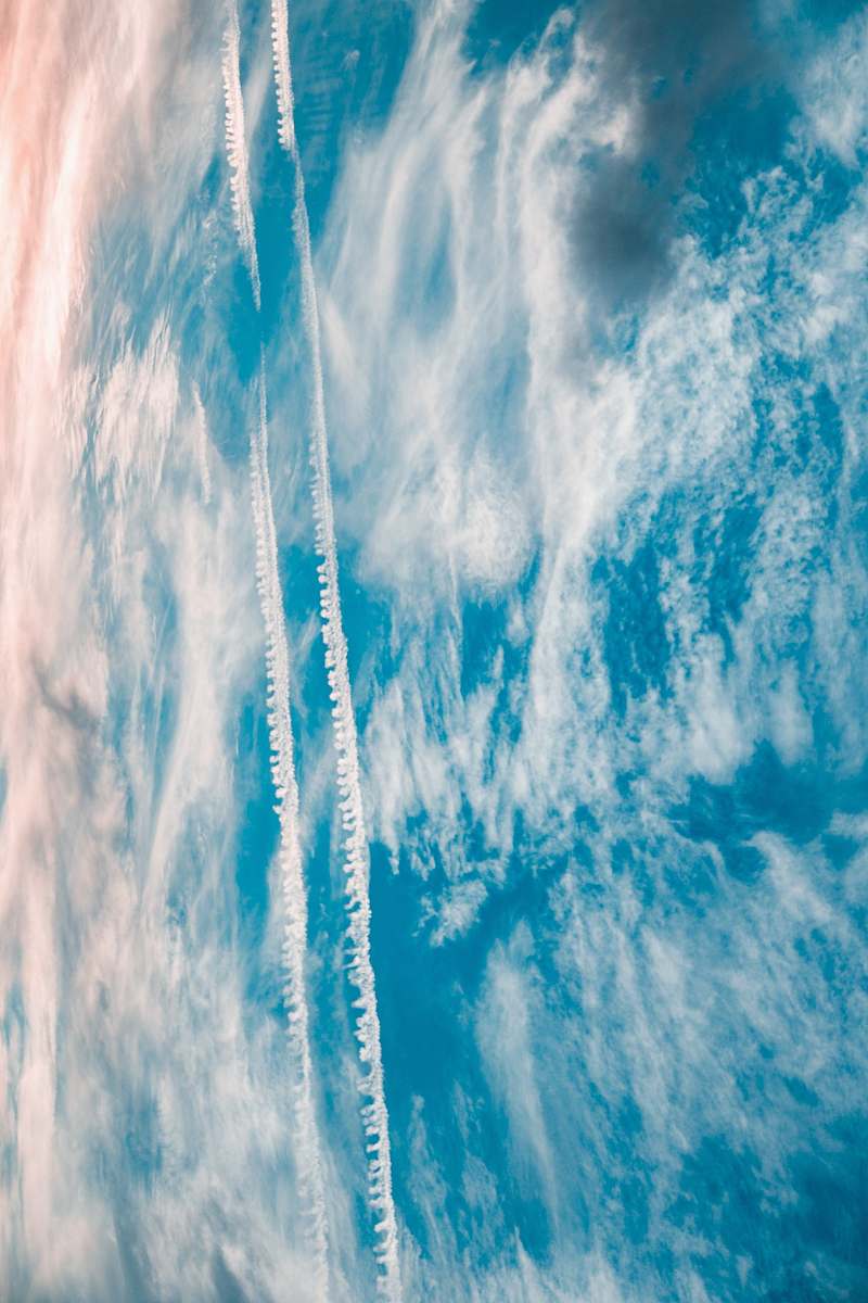 cloud aerial photography of clouds blue