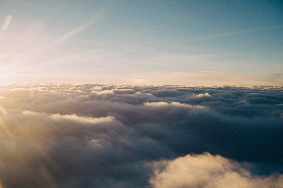 clouds bird's eye view photo of white clouds cloud