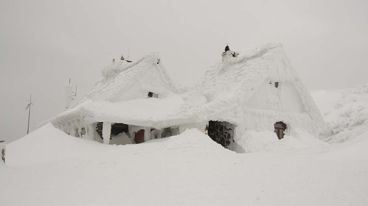 house house covered in snow winter