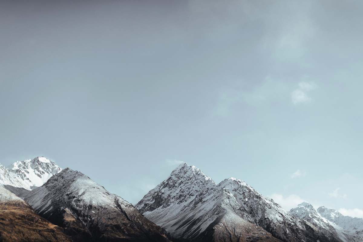 mountain photo of mountain alps new zealand