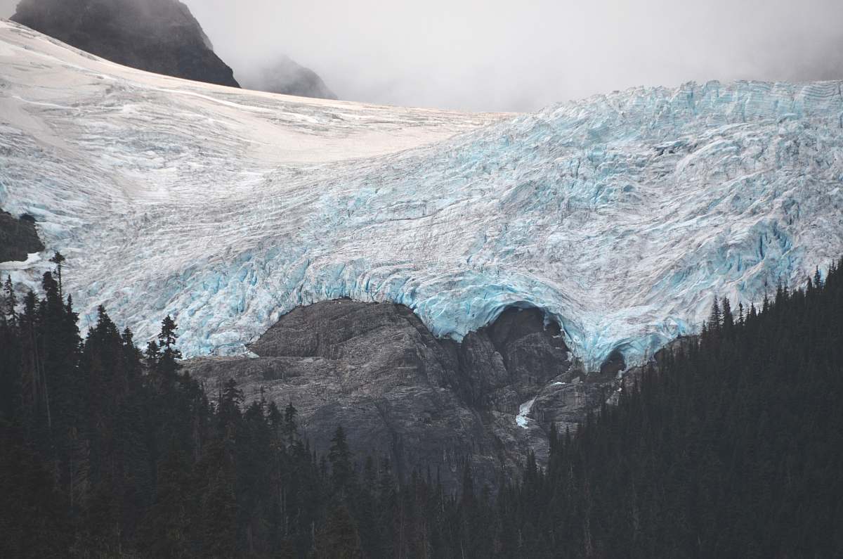 glacier snow covered mountain ice