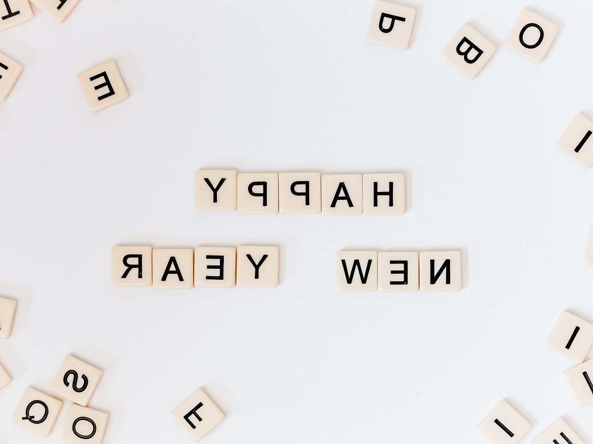 alphabet Happy New Year clipart word