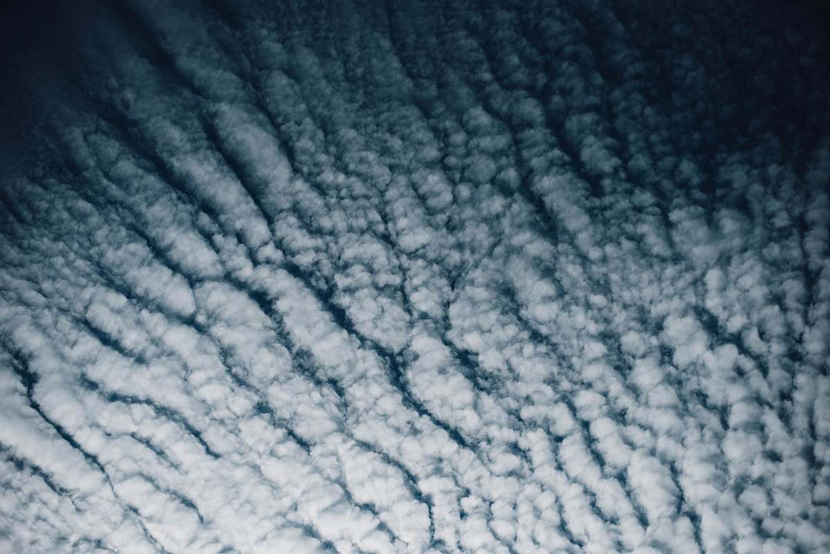 sky The clouds creating a texture in the sky grey