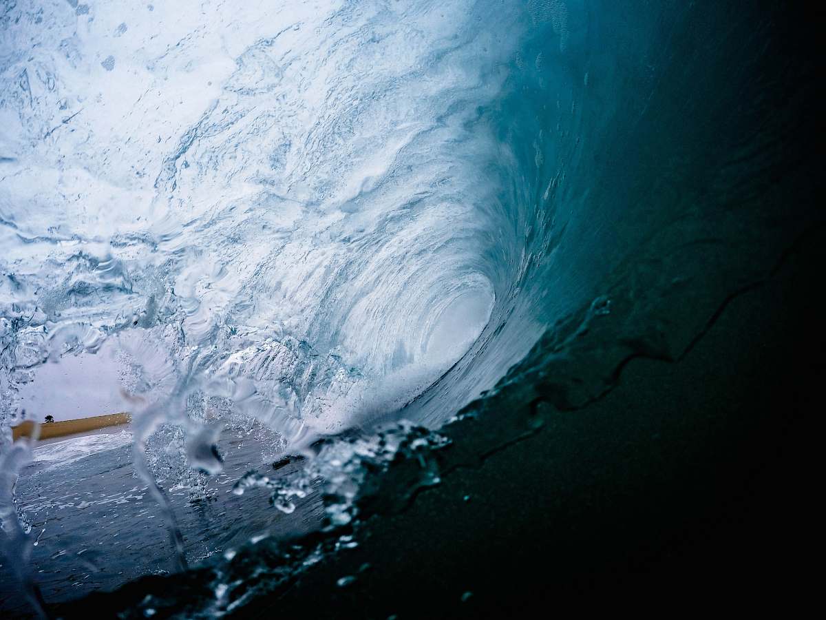 sea rippling body of water waves ocean