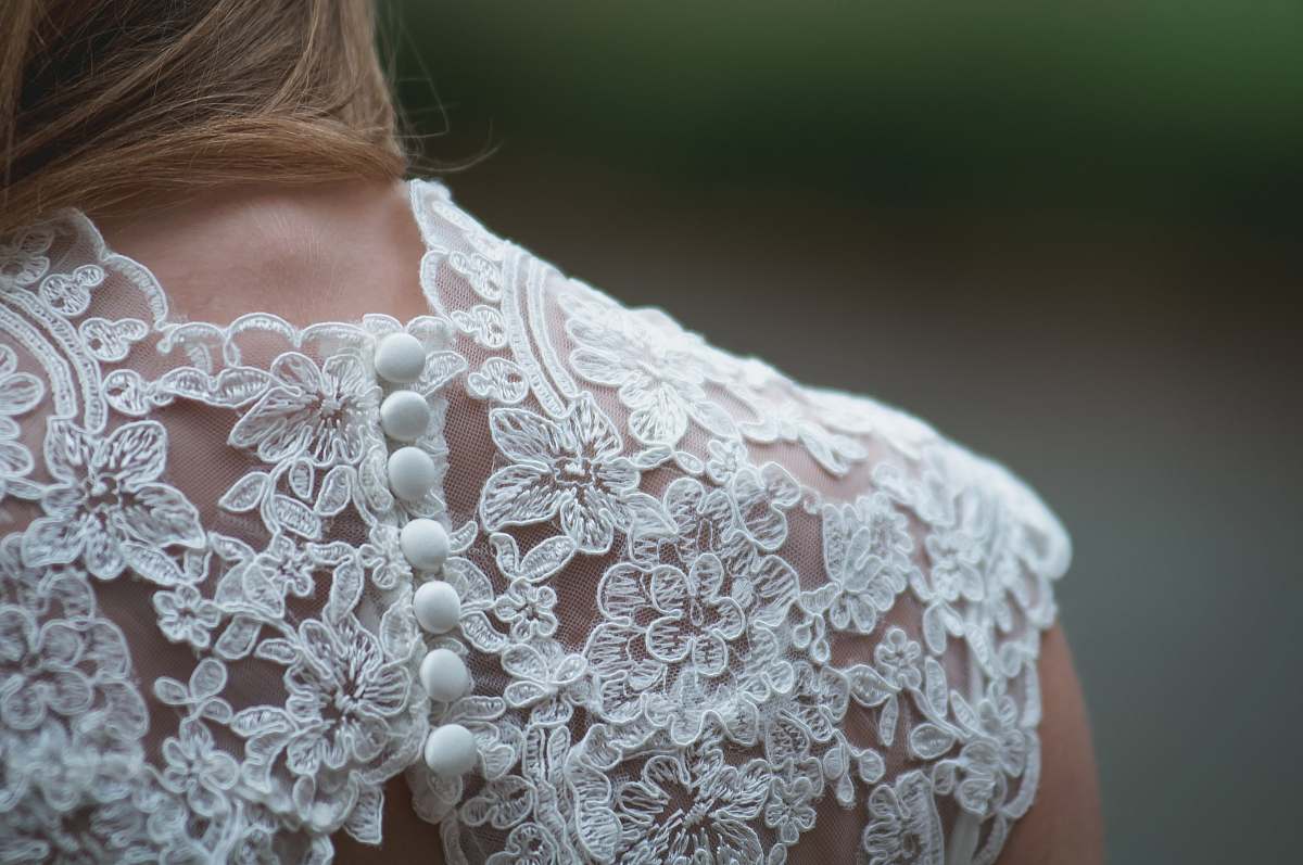 lace woman wearing white lace dress dress