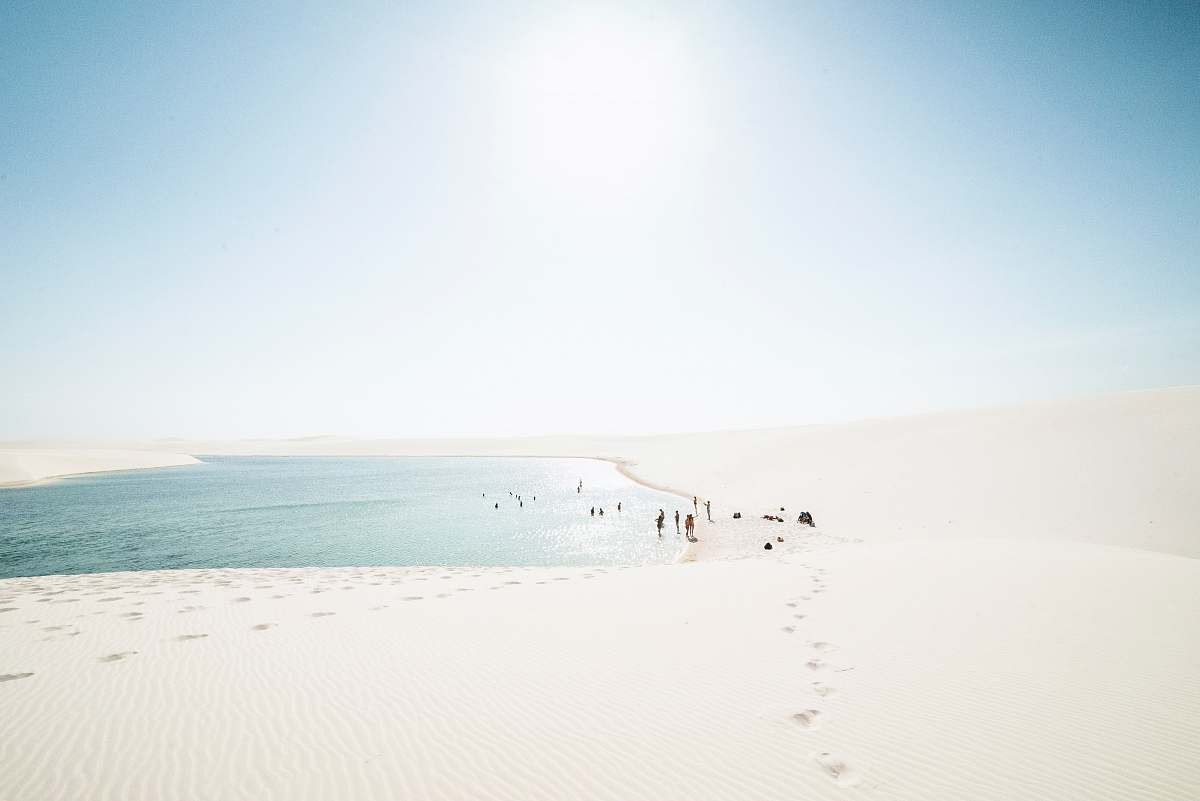 brazil body of water during daytime sand