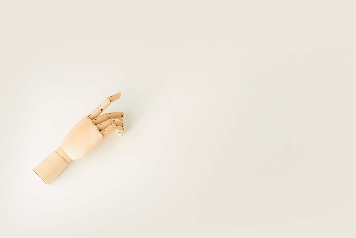 Background Brown Wooden Hand Mannequin Wood Image Free Photo