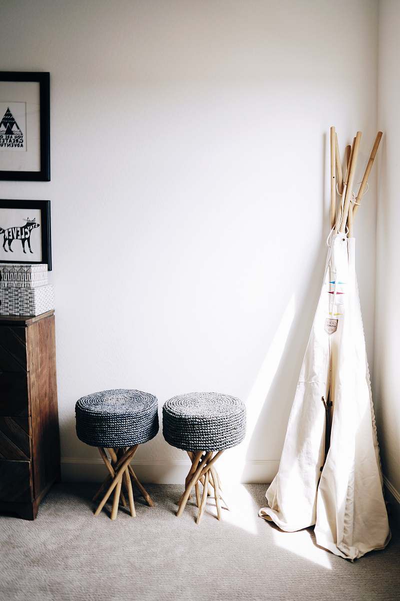 furniture round grey ottomans bar stool