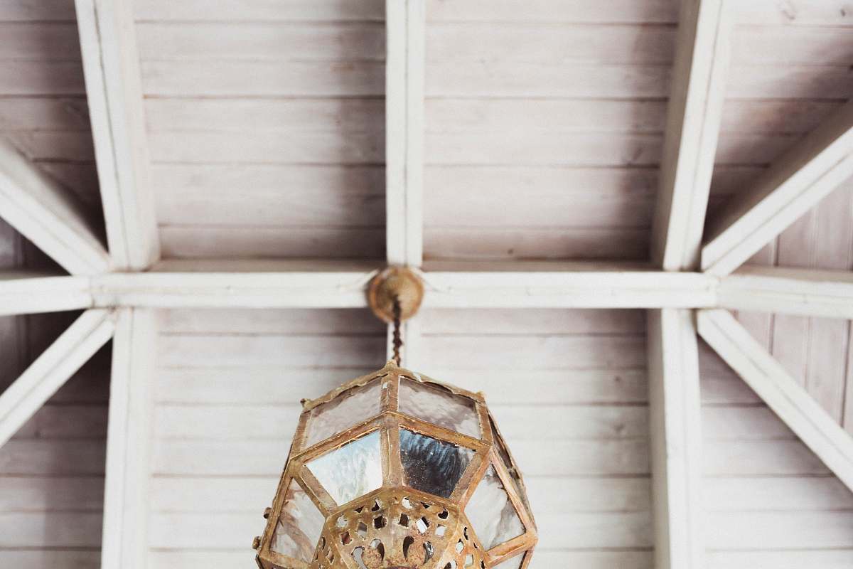 lamp worm's eye view of pendant lamp on white ceiling ceiling