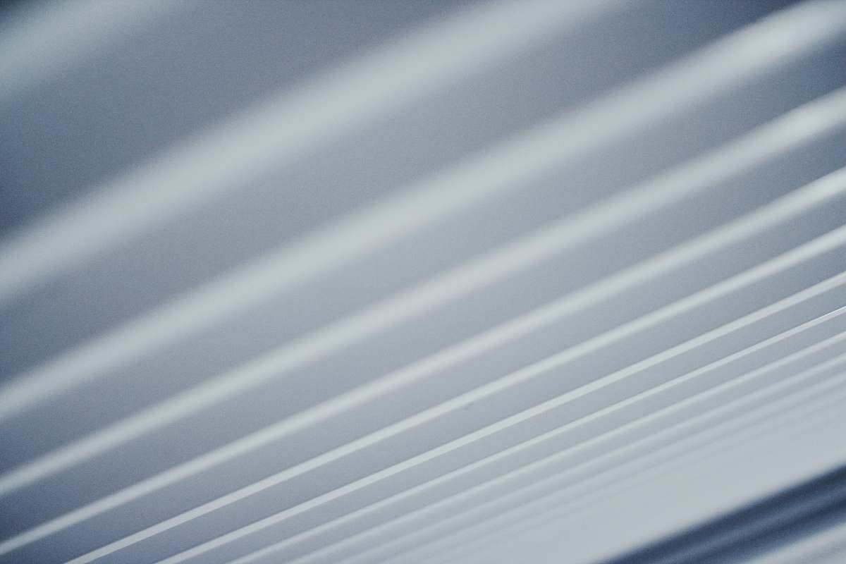 grey  curtain