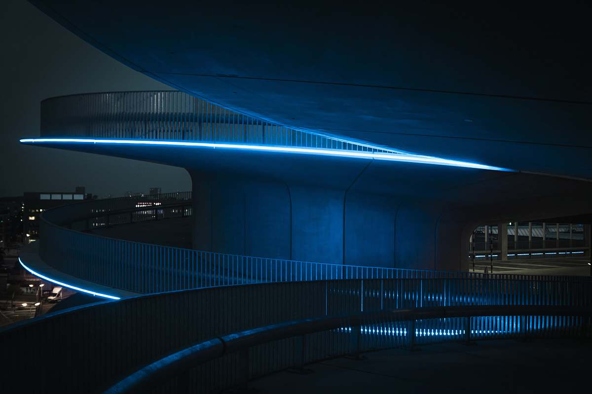 city building during night urban