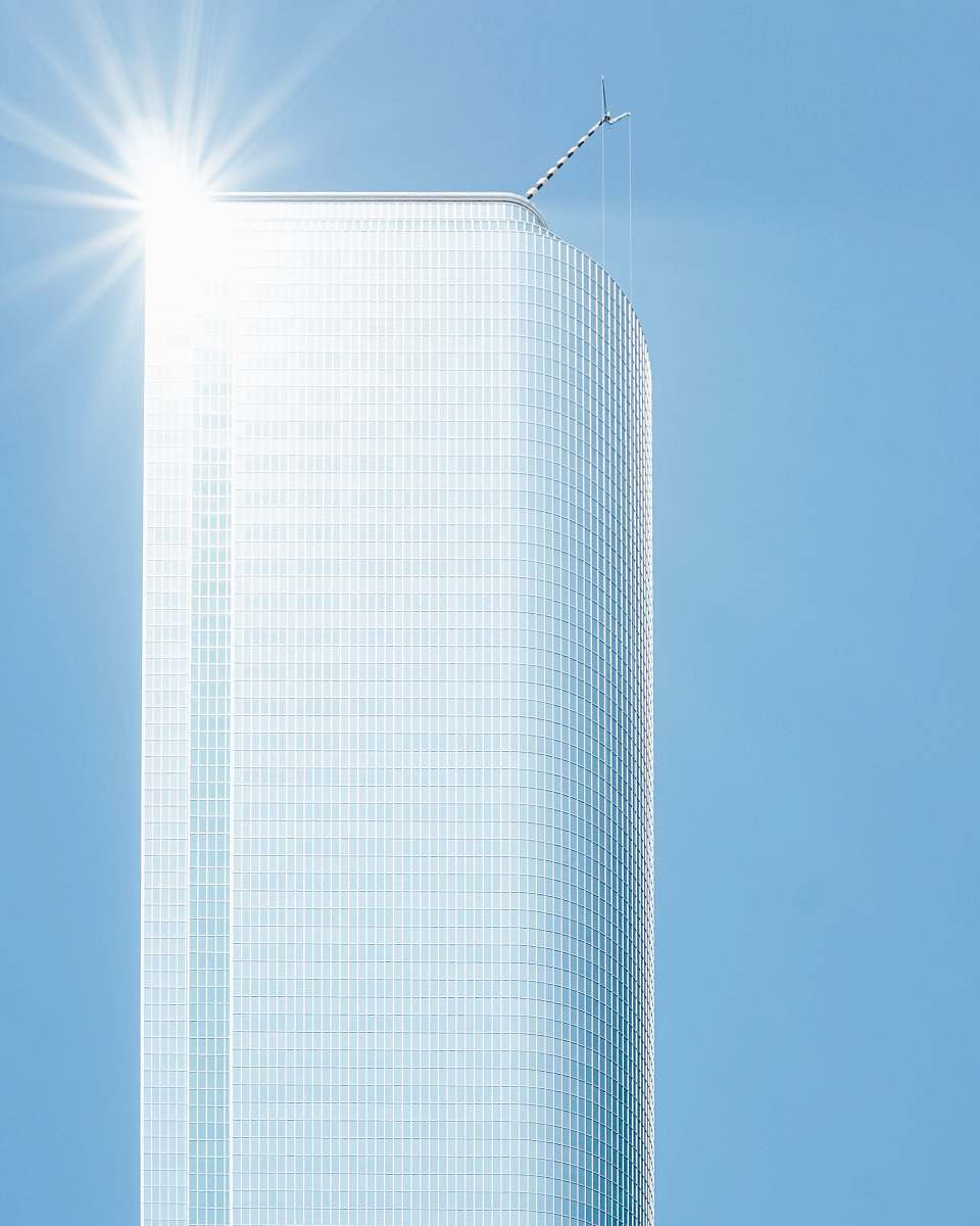 urban hi-rise building city