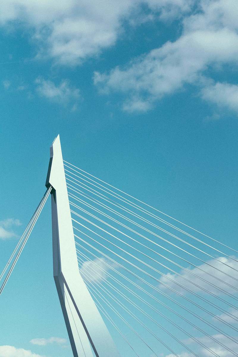 rotterdam aerial photography of wires netherlands