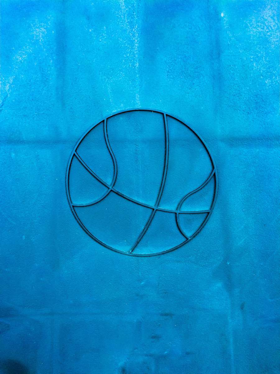 sphere basketball ball logo bubble