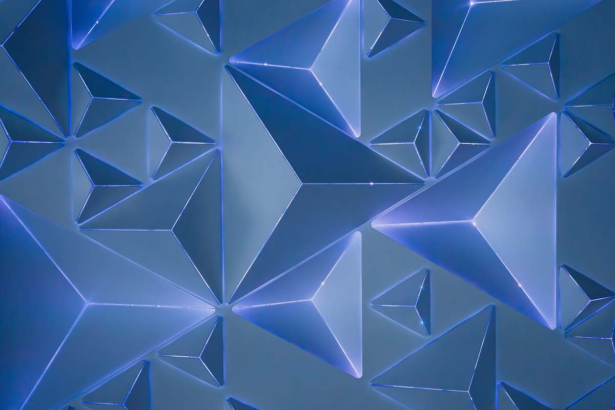 triangle blue abstract wallpaper dallas