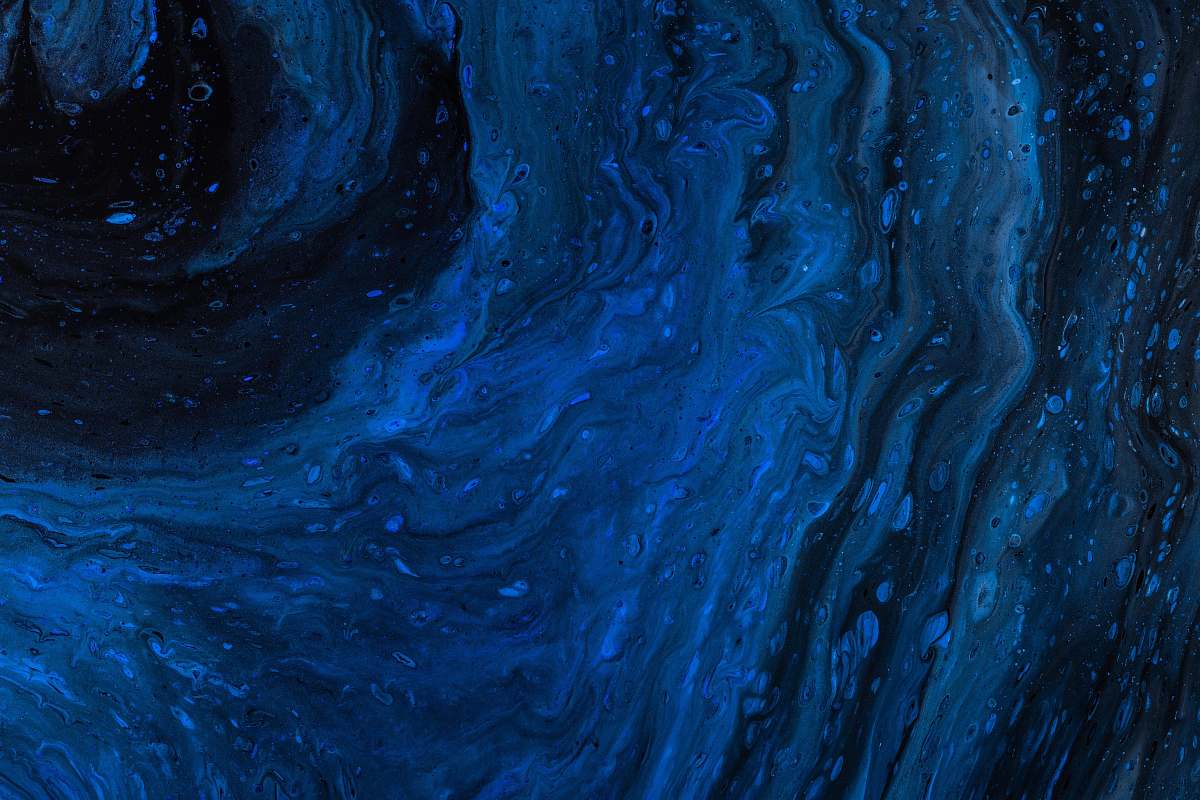 texture blue and black painting pattern