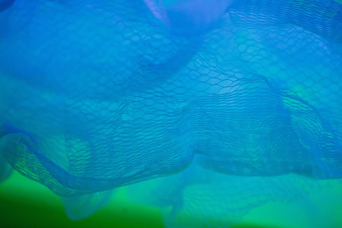 background blue net texture