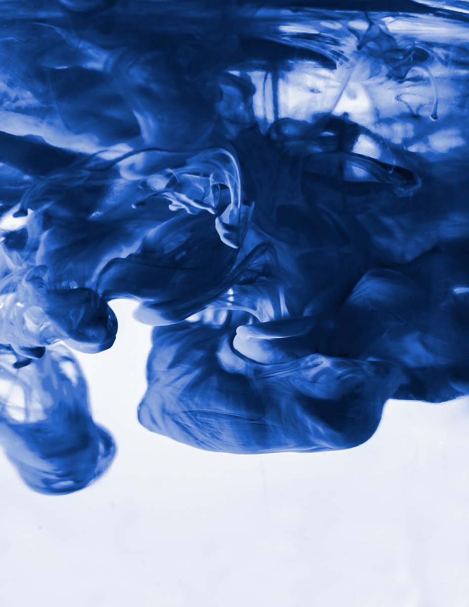 background blue smoke on white background abstract