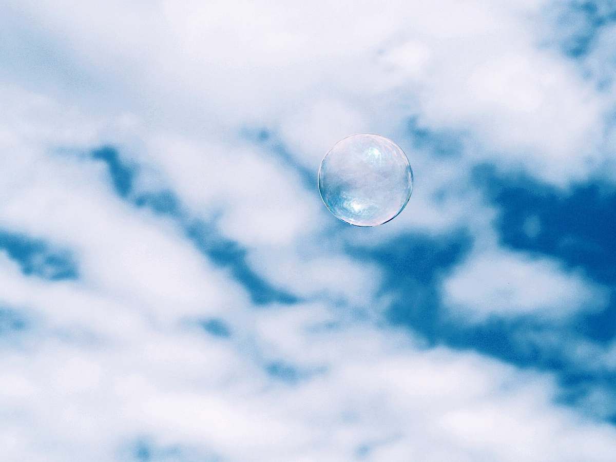 bubble bubble under white clouds at daytime ciutadella park