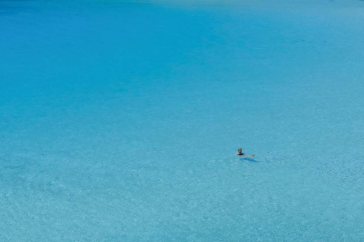 water calm ocean view sea