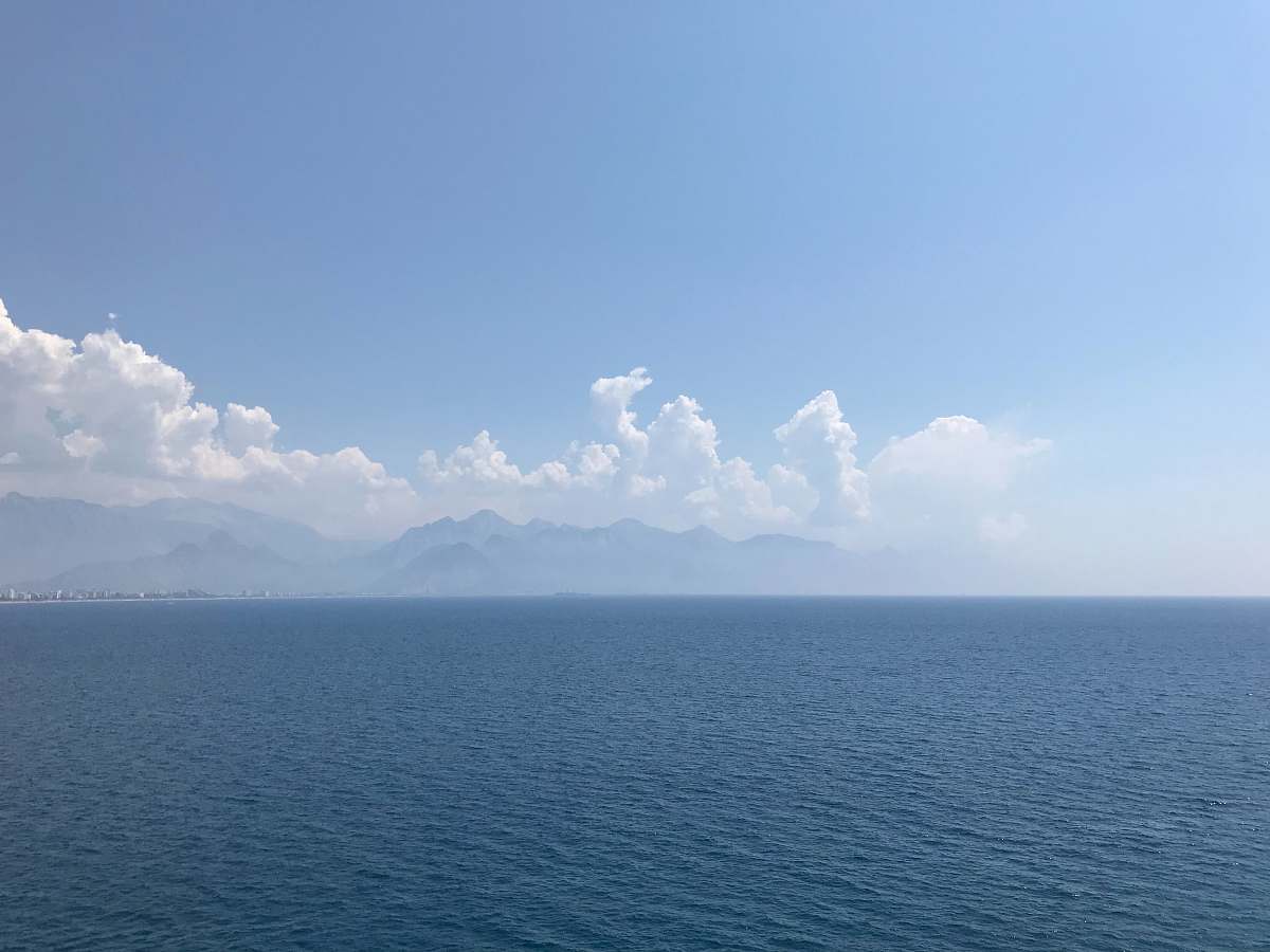 nature calm sea under clear blue sky outdoors