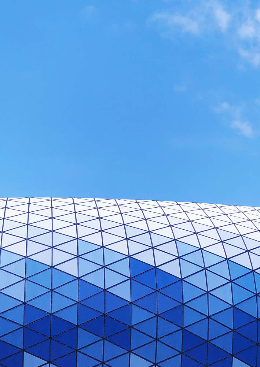 building clear blue sky architecture