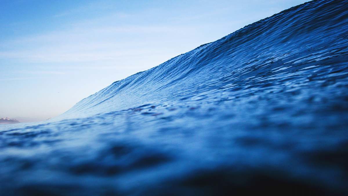 nature close-up photo of sea waves water