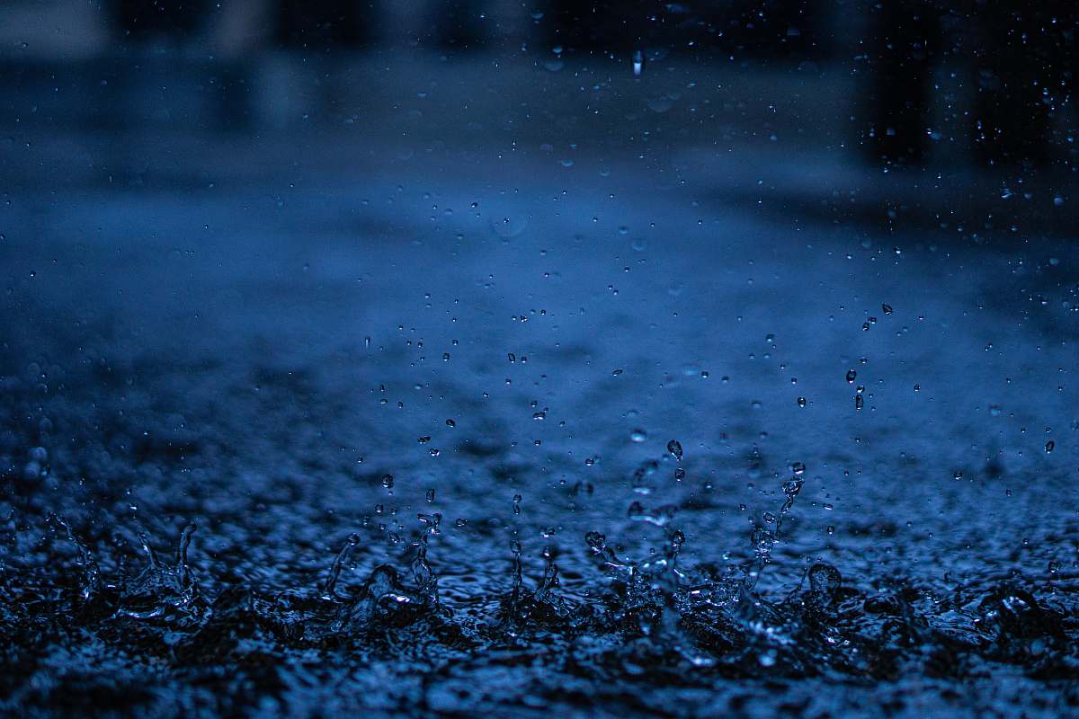outdoors close-up photography of rain drops water