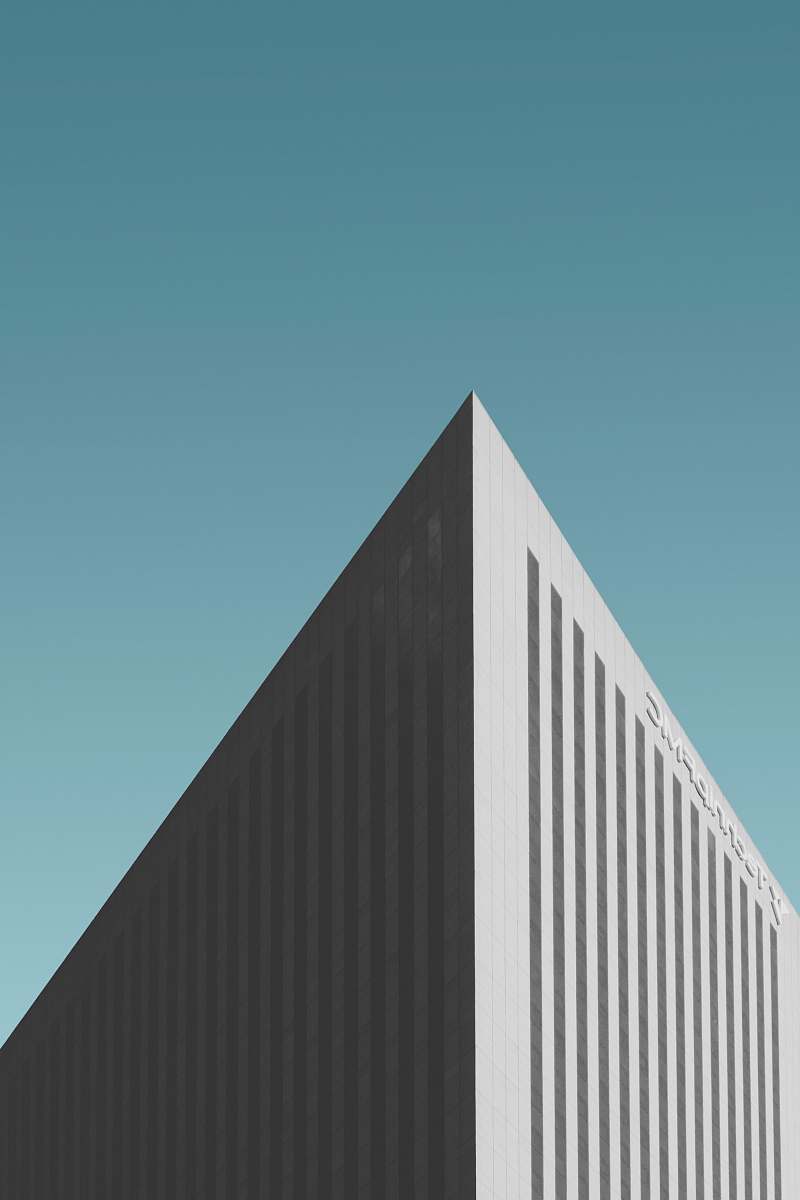 architecture closeup photo of white building building