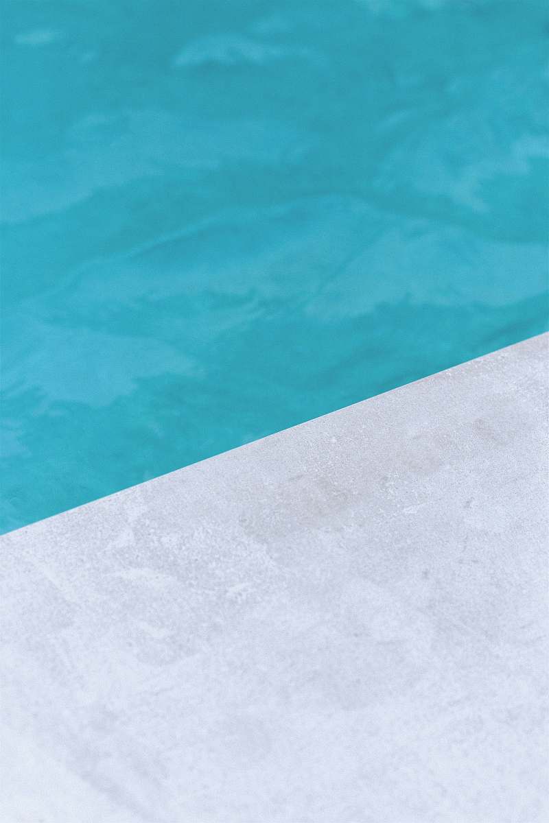 texture empty gray floor beside pool pool