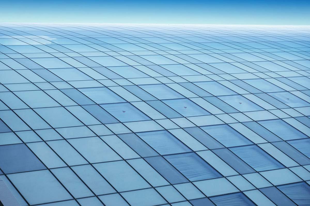 architecture gray grid building