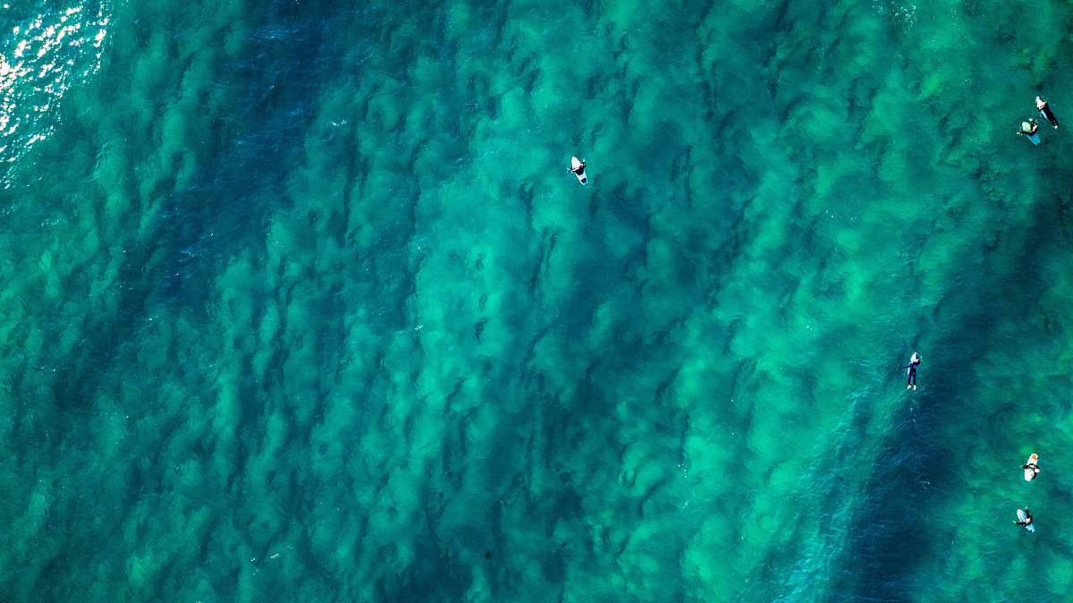 water green textile person