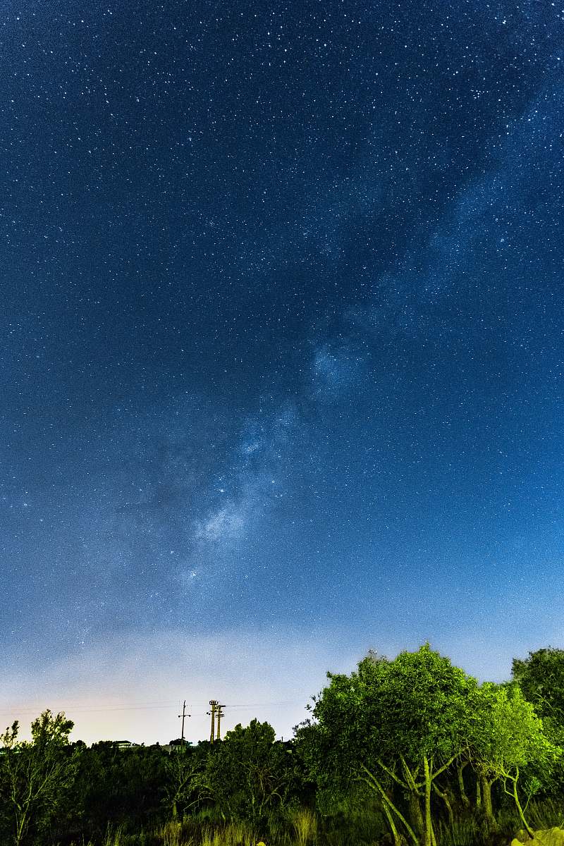portugal green trees under blue sky universe