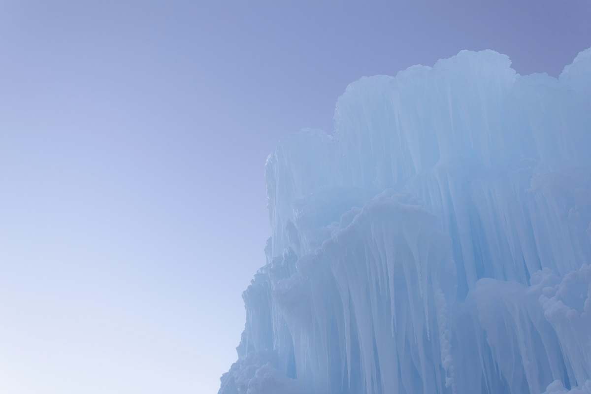 nature icy moutnain ice