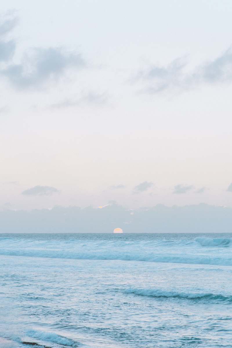 sea landscape photo of the sea at sunrise outdoors